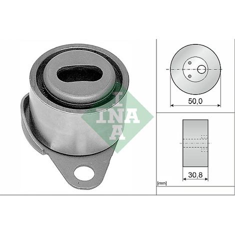 Poulie de tension, courroie crantée INA 531 0061 10 DACIA 09109609 1281084CT1