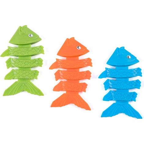 Ensemble De 3 Jeux De Plongée De Plongée De Poisson Colorés Pour Enfants De 3 Ans Et Plus 2 Ans Et Plus (1/2)
