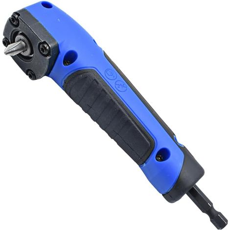 Adattatore angolare per trapano/avvitatore con punte esagonali da 1/4" - Testa magnetica a 90° con punta PH2 - Resistente e antiscivolo - Coppia di serraggio 25 Nm
