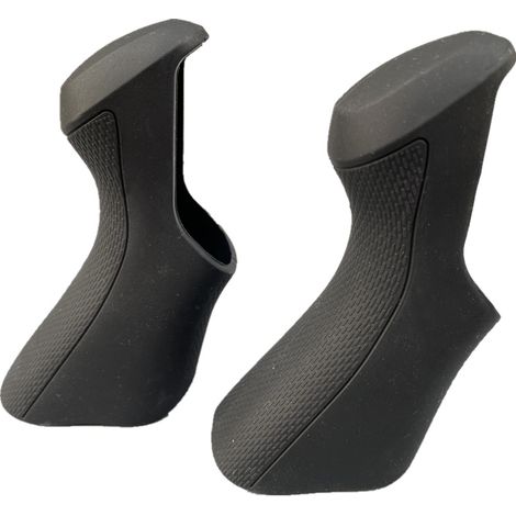Protections de leviers de frein Shimano Ultegra ST-6870, silicone noir (1 paire) (1/5)