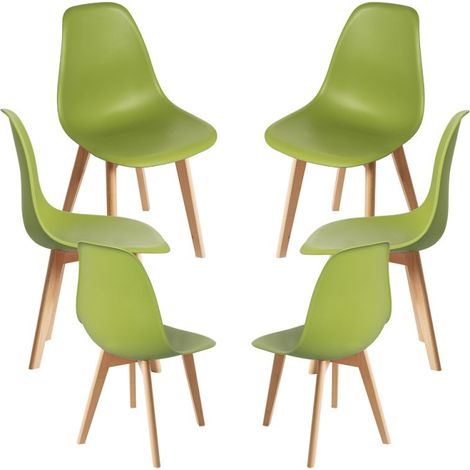 Packs Sillas Comedor - Pack 6 Sillas Kelen - Verde (1/3)