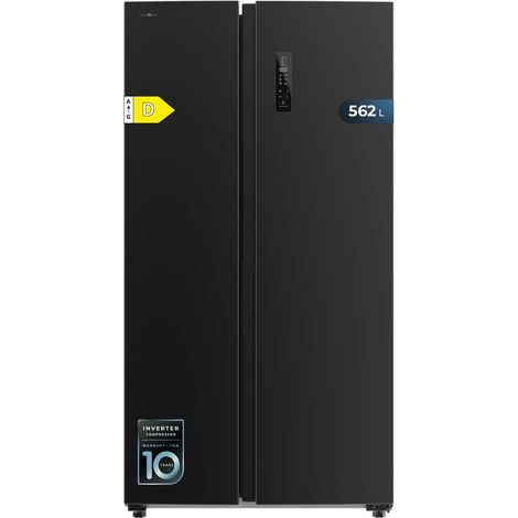 Cecotec Réfrigérateur américain Bolero CoolMarket SBS 562 Dark D