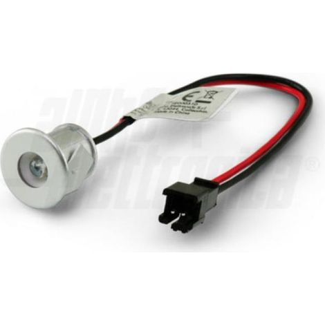 Alpha elettronica suite 0.3w 12v 4000k grauer led-einbaustrahler - jo388/020nw