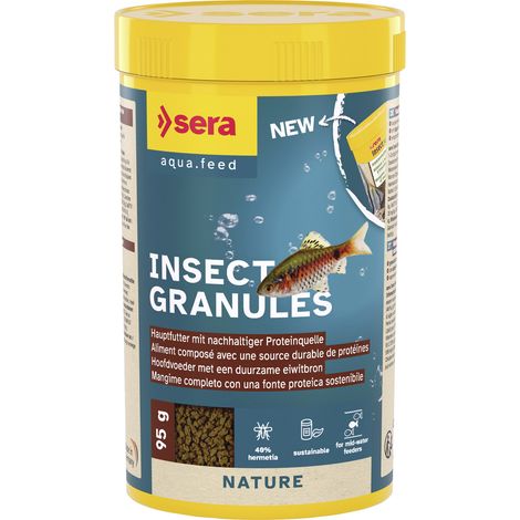 Sera Fischfutter mit Insekten Insect Granules 250 ml