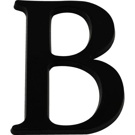 Lettre B Noire Hauteur 40mm - 4621340 (1/2)