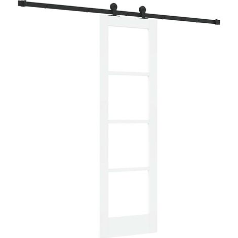 Maison Exclusive - Schiebetür ORKDAL Weiß 61 x 198,5 cm Massivhol
