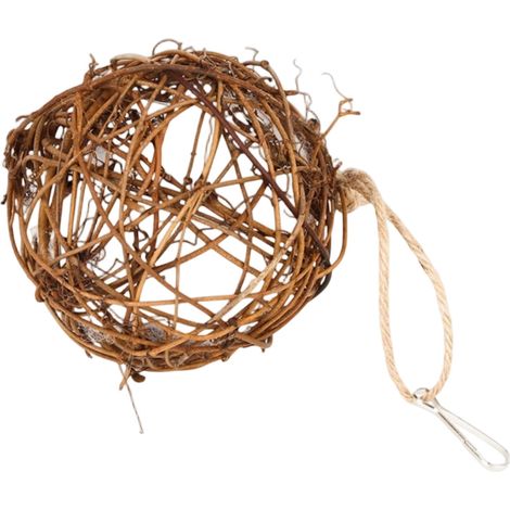 Boules En Rotin Naturel - Orbes En Vigne Tressée Pour Décoration Intérieure Extérieure - Remplissage De Bol Ou Vase - Jouet Pour Oiseaux Et Lapins - Lot De 1 (1/5)