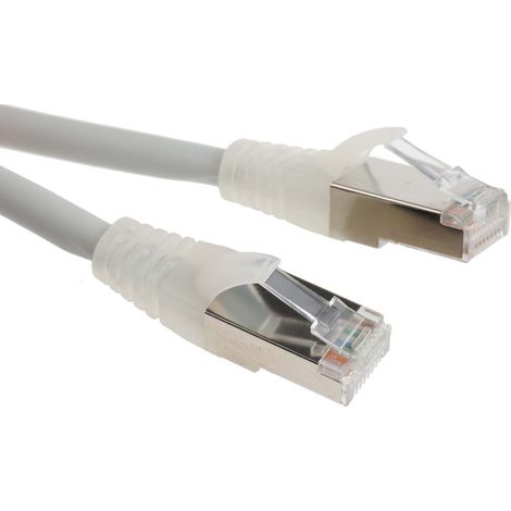 Câble cat 6 Avec connecteur / , F/UTP, gaine LSZH Gris, 1m ( Prix pour 1 )