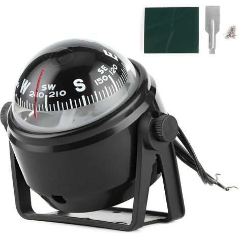 Boussole marine numérique LED 12V pour bateau yacht navigation électronique compas bateau voilier (1/5)