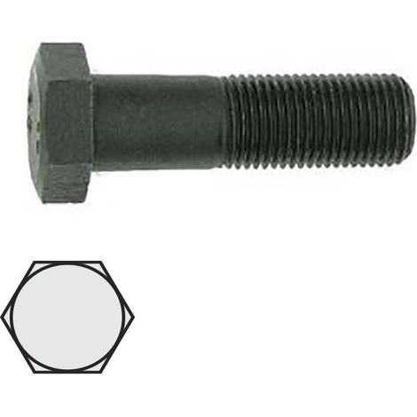 tornillo cabeza hexagonal din 933 calida metrica m-6 largo 25mm (1/2)