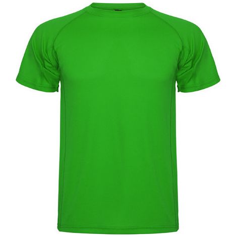 Camiseta técnica de manga corta ranglán para niños MONTECARLO ROLY 16 Verde Helecho (1/3)
