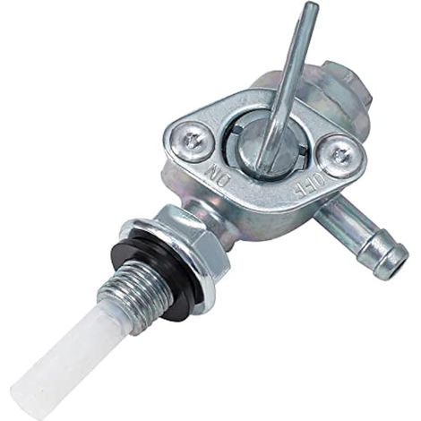 Commutateur de robinet d'essence, M10 × 1,25 réservoir de gaz commutateur de carburant pompe à soupape Petcock robinet de réservoir d'huile Petcock Valve (1) (1/4)