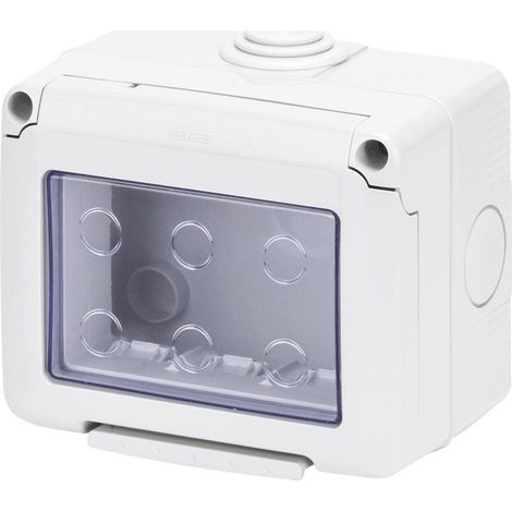 Coffret 3 modules Horizontal étanche GEWISS GW27043 (1/2)