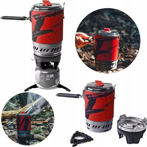 Fornello da campeggio Fire-Maple FMS-X5 Polaris rosso 1800W con bruciatore
