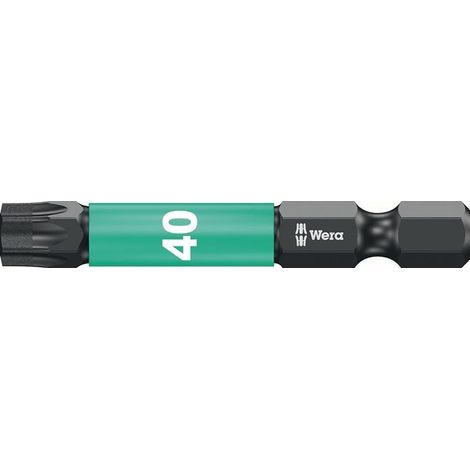 Wera Impaktor Bit für TX, 1/4 Zoll E 6,3 Set, TX-Profil: TX40 5 Stk