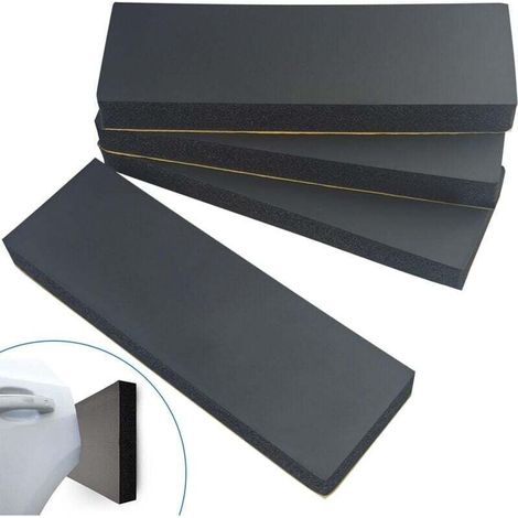 Pare-Chocs Mural Protecteur pour Garage Voiture Auto-adhésif 2 Rouleaux 200 cm x 20 cm x 4 mm pour Murs de garages pour protéger la Porte et Le Pare-Chocs de la Voiture