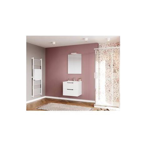 MOBILE BAGNO IBIZA 60 SOSPESO 2 CASSETTI BIANCO