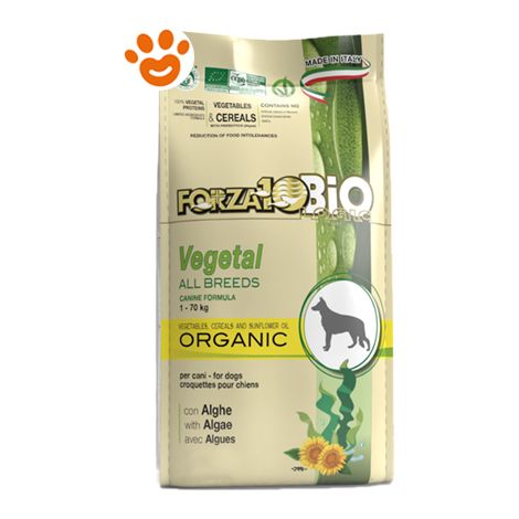 Forza10 Dog Vegetal Bio con Alghe All Breeds  - Forza10 Dog Vegetal Bio con Alghe All Breeds - Sacco Da 10 Kg (1/4)