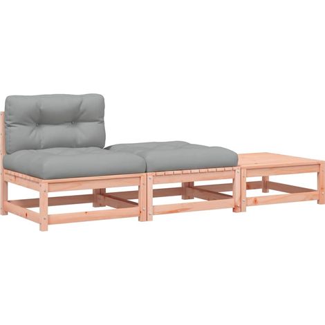 Canapé de jardin，Canapé d'extérieur，Sofa de jardin sans accoudoirs avec coussins et repose-pieds CFW311449 (1/5)