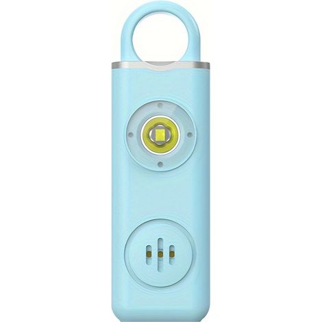 Alarme de sécurité originale pour femmes - Alarme 130 dB, stroboscope et porte-clés - Nouvelle couleur AF2004 - Aide antivol - Aqua (FMY) (1/5)