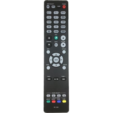 Ersatzfernbedienung kompatibel mit den Audio-Video-Receivern Denon RC-1228, AVR-S930H und AVR-S650H