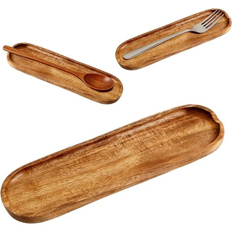 kitchen spoon rest, kitchen spoon holder, wooden spoon rest with spoon, smooth long wooden kitchen spoon holder, utensil holder for spatula spoon tongs (1/5)