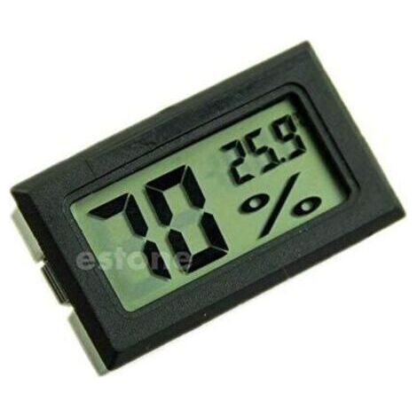 Thermometer, Hygrometer, digitales LCD-Thermometer, Temperatur- und Feuchtigkeitsanzeige von 10 % bis 99 % relativer Luftfeuchtigkeit