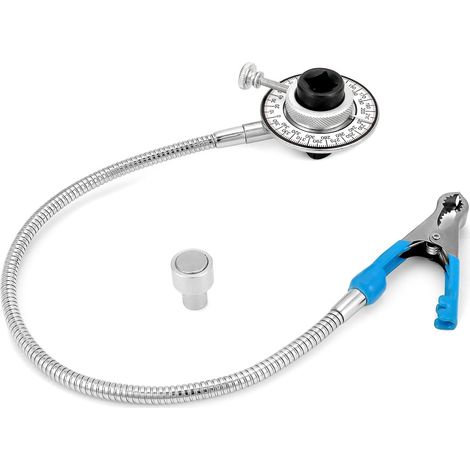 ® 1/2" Jauge de Serrage Angulaire avec Bras Magnétique et Bras à Griffes Clé Dynamométrique à Bras Clip