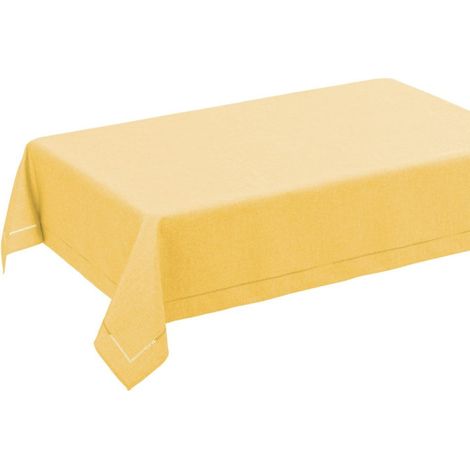 Nappe Rectangulaire Jaune Maïs  - 210x150cm (1/3)