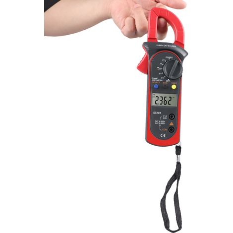 Digitales Multimeter mit Stromzange für Gleichstrom, Wechselstrom, Spannung und Widerstand (1/5)