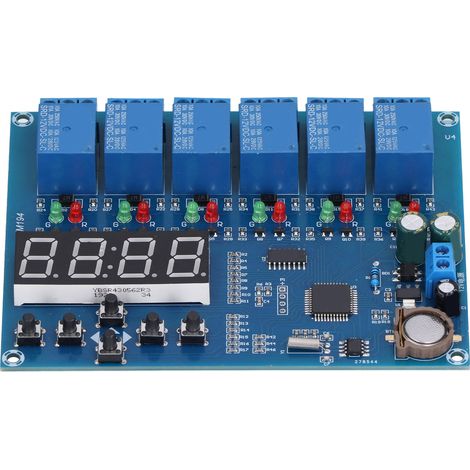 Relais temporisé 5 canaux, module multicanal robuste pour applications industrielles, 12 V CA/CC (1/5)