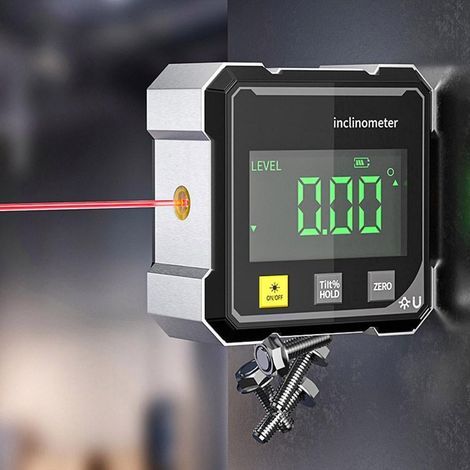 Digital angle rulers, four-sided strong-magnetic angle gauges, inclinometers, and spirit level angle blocks—offering ultra-precise readings. (1/5)