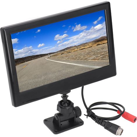 Caméra de recul avec moniteur 12-24 V 1080p grand angle 130° pour camping-cars, remorques, camions, pick-ups, fourgonnettes, bus et hôtels (1/5)