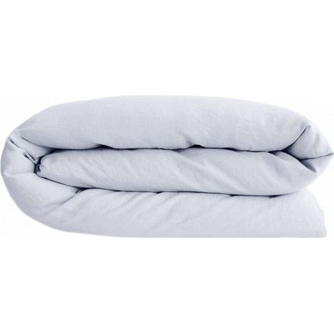 Housse de couette Palace 100% coton teint lavé Vent du sud - Palace Neige - Housse de couette 140 x 200 cm