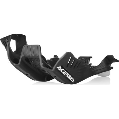 Placa de cubierta Acerbis para motor Husqvarna TE 250I / 300I '20-'23, Gas Gas EC 250 / 300 '21-'23, KTM XC-W 150 20'-'23, color negro. (1/4)