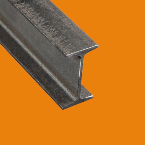 Poutre IPN acier brut S235/275 JR+AR – Longueur 1m – Dimension 80mm – Pour linteaux et poteaux porteurs – Construction industrielle