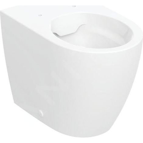 Geberit iCon WC au sol, à fond creux, sans rinçage, fixation