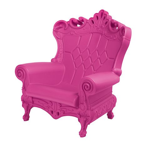 Little Queen of Love Fucsia dolce originale Slide design bambini bimbi baby colorata regina principessa trono moderna salotto sala da pranzo ristorante