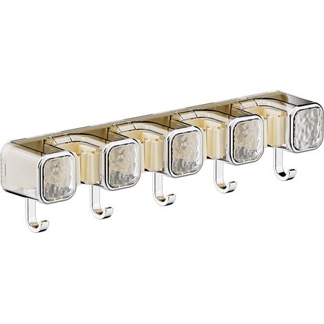 Besenklammer, Garagenwand-Organizer  Utility-Organizer, Reinigungsmittel, Garage, Aufbewahrungssystem, Küchenwerkzeug-Organizer für Zuhause, Badezimmer, Küche
