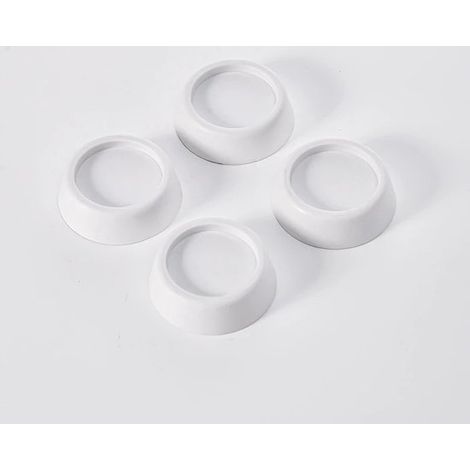 Juego de 8 almohadillas antivibración para lavadoras, secadoras y muebles. Almohadillas antivibración blancas (8 unidades) de 6,5 x 2 cm.