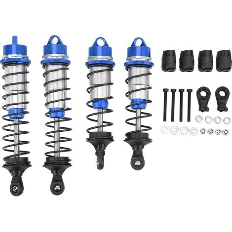 Amortisseur avant arrière RC en alliage d'aluminium pour voitures ARRMA 1/7 1/8, ressort bleu (1/5)