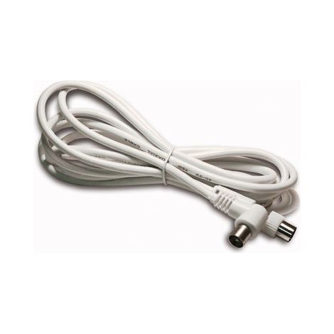 Prolunga Tv Mt 3 + Adattatore F/F (Poliplast Cod. 100303Bi)