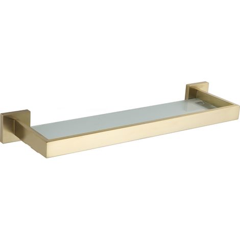 Mexen Vox étagère murale en verre, Or - 707037-55 (1/2)