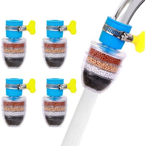 pcs Round Activated Carbon Faucet Filter for Kitchen Filtration Activated Carbon Filter for Home Faucet Purification Home Water Faucet Filters Water Purifier Faucet Filter for Kitchen Bathroom (1/5)