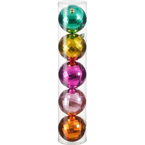 PALLINE GRANDI DISCO ORO VERDE ROSA ARANCIONE FUCSIA D15CM EDELMAN