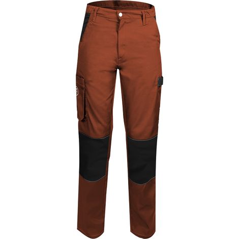 Pantalon de Travail Femme Terracotta - Fashion Sécurité - Résistant, Confortable et Tendance - Bricolage et Jardinage - 40 (1/3)