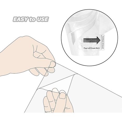 Film pour vitres sans colle, film décoratif statique, film dépoli pour la protection solaire (1/5)