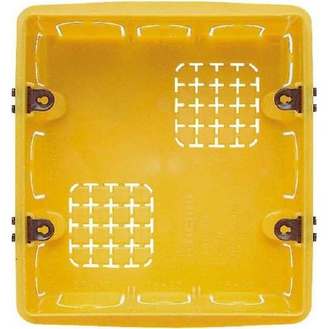 Boîte d'encastrement pour maçonnerie prof. 50 mm 3+3 modules BTICINO 506E