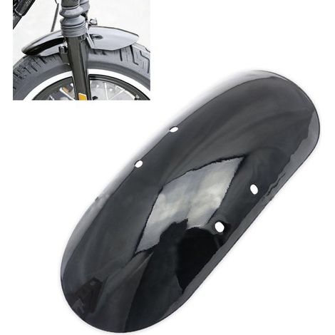Parafango anteriore corto in metallo opaco adatto per moto 346 mm
