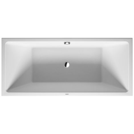 Duravit Vero Air baignoire sur pieds 180x80cm, revêtement acrylique sans joint, deux fonds inclinés, 700418 - 700418000000000 (1/3)